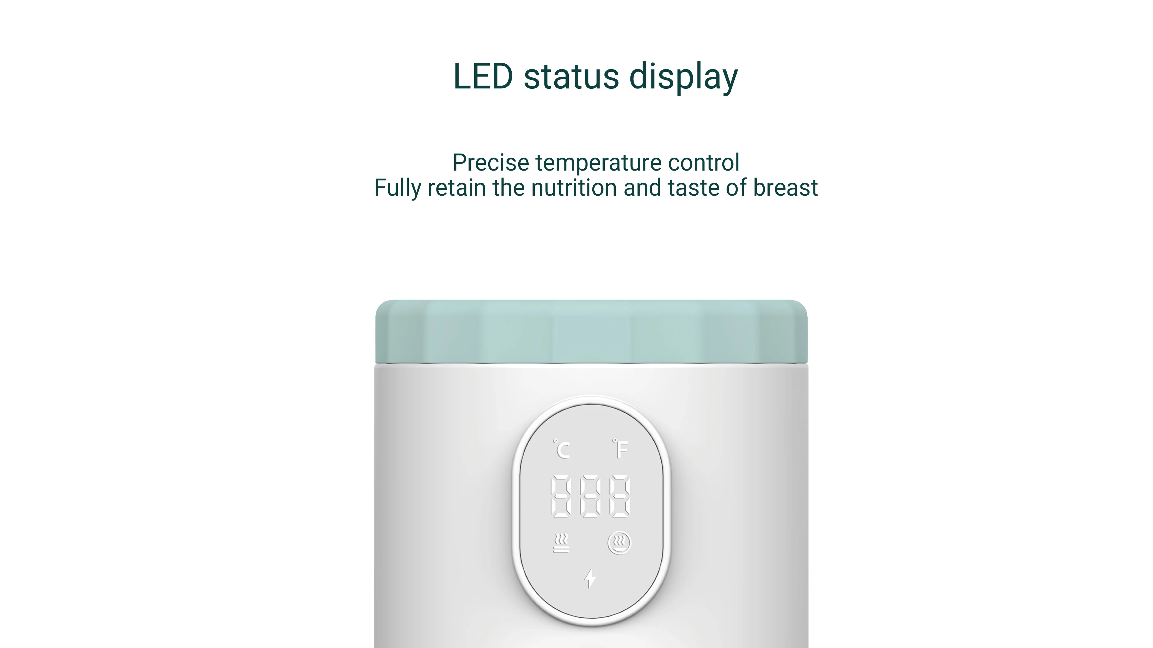Factory N7 Milk Bottle Warmer Fast Heat-up in 3 Min Convenient To Take Retain Nutrients Thermostat Portable Bottle Warmer