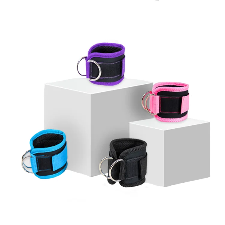 Custom Fitness Padded Gym Wholesale Ankle Straps For Cable Machines