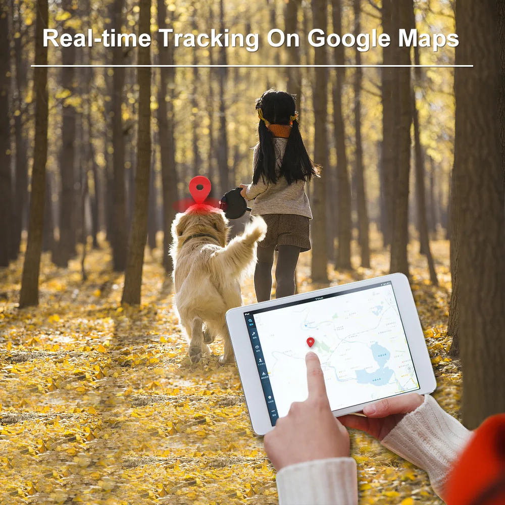 Водонепроницаемый GPS-трекер для собак IP65 Geofence Google Track ошейника кошек голосовой монитор дизайнерский электронный GPS-локатор