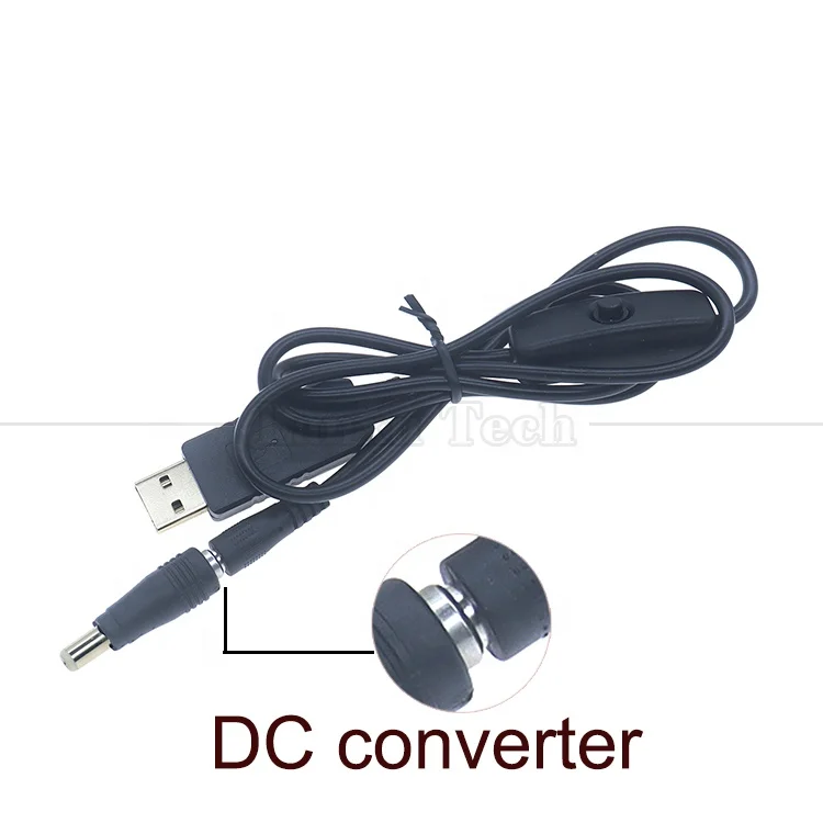 5.5x2.1mm Female to 5.5x2.5mm Plug Male DC Power Barrel Jack Connector Adapter