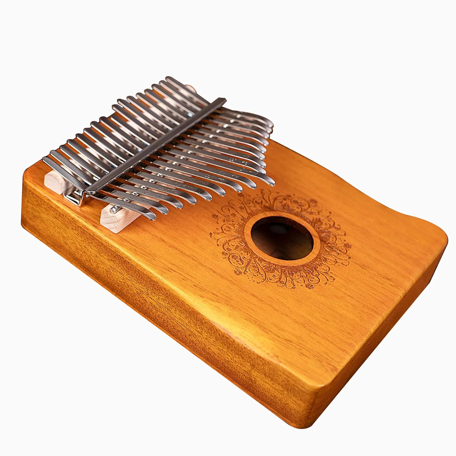 17 Keys Kalimba Wooden Music Toy Thumb Finger Piano Musical Instrument  with Study Instruction  for everyone beginner
