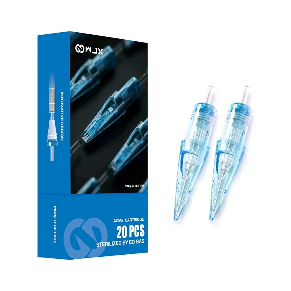 WJX acme tattoo Cartridge needles 0.25mm 0.3mm 0.35mm RLT RS RM Extra Tight Round Liner needle for tattoo mast pro needles WJX