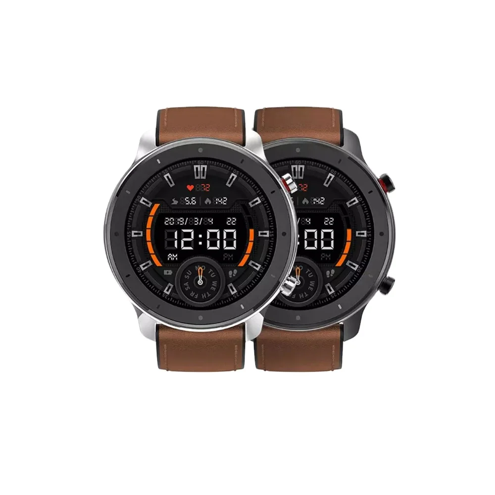 Xiaomi Amazfit GTR 47 мм GPS Смарт-часы для мужчин 5ATM, водонепроницаемые Смарт-часы 24 дней батарея с органическими светодиоидами 12 спортивный режим