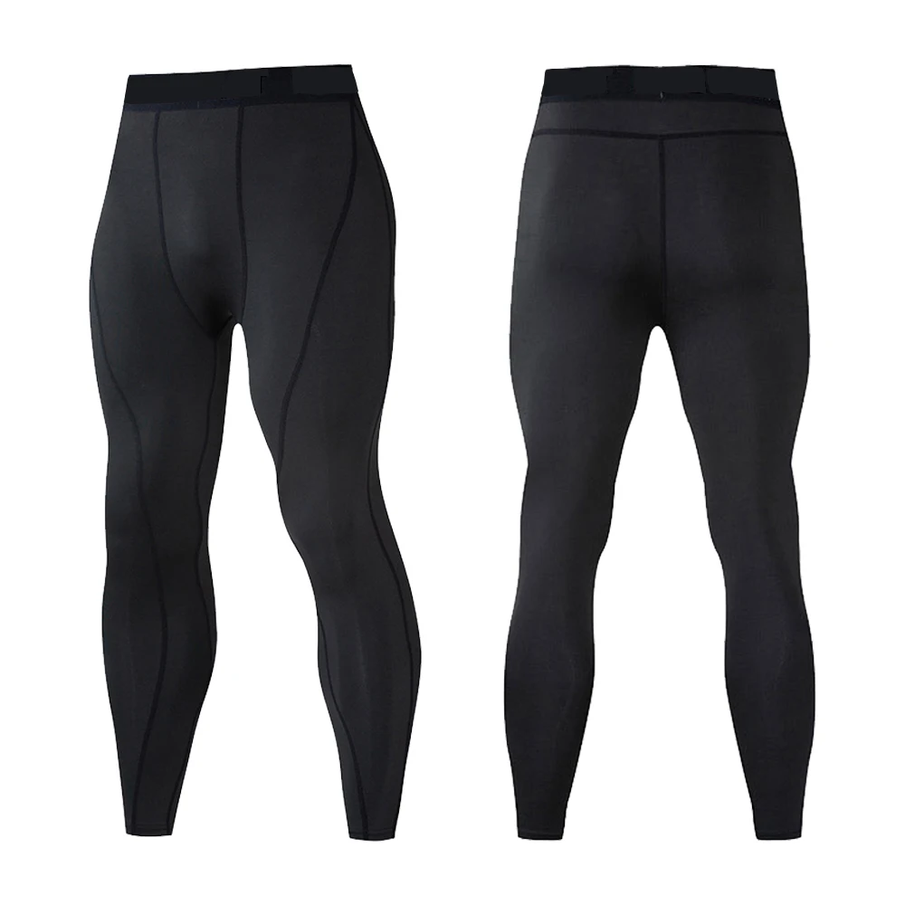 Customized Sports Gym Training Wear Workout Fitness Tights Man Basketball Football Compression Pants Men Running Leggings