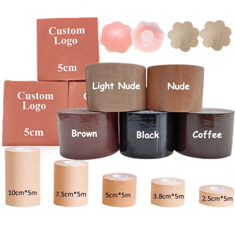 Roll Invisible Silicone Cover Waterproof Self Adhesive Push Up Bra Lifter Booby Body Nipple Breast Lift Boob Tape