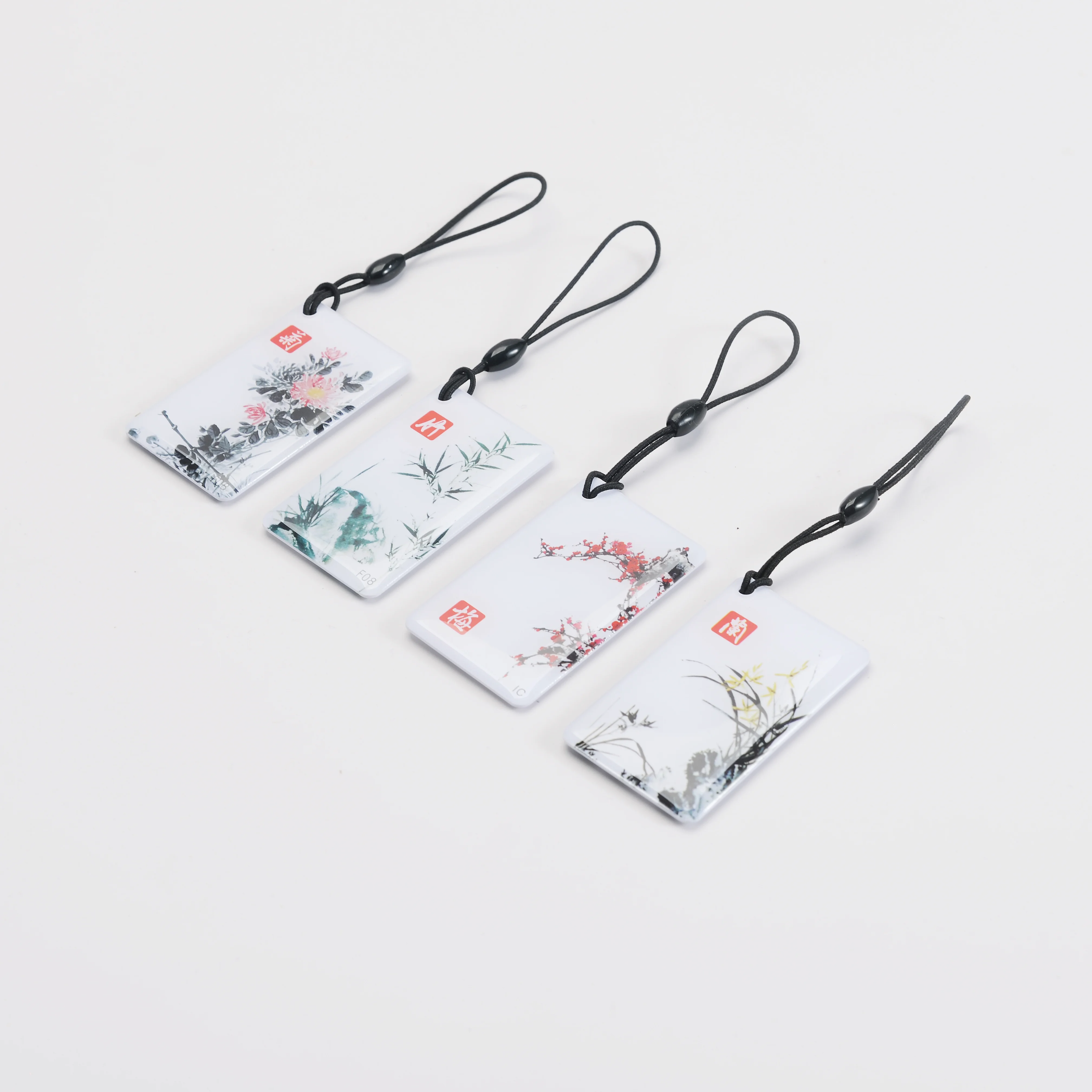 YTS  2022 New Personalised Custom RFID rewritable 125khz proximity smart card Epoxy Key Tags Nfc Smart Proximity Chip Card