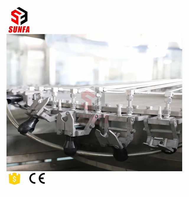 Cgf Model Full Automatic Mineral Pure Water normal pressure 3 in 1 Unit Rinsing Filling Capping Machine