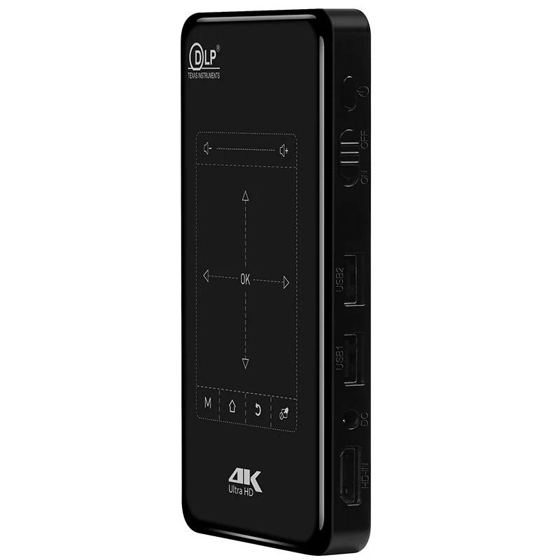 DLP P09-II умный мини-проектор с разрешением 4K Android 9 0 Full HD Wi-Fi BT портативный мобильный Карманный видео фильм смартфон 1080P 3D