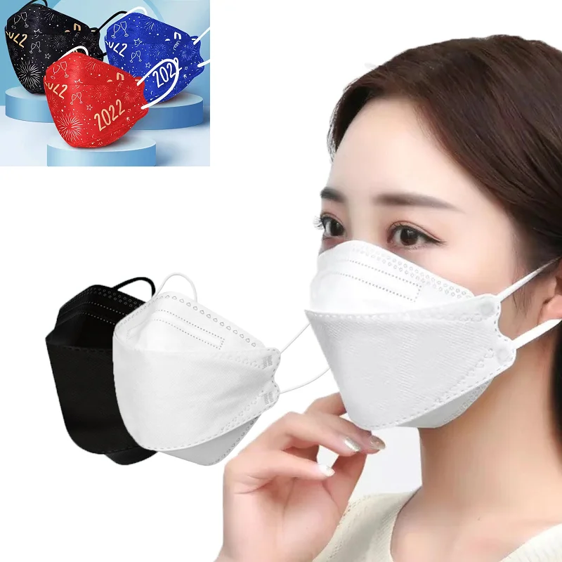 Solqin KF94 Korean Veil Protect Pm2.5 Beautifully Packed 10 Pieces in a Bag Kn95 Disposable Face Shield