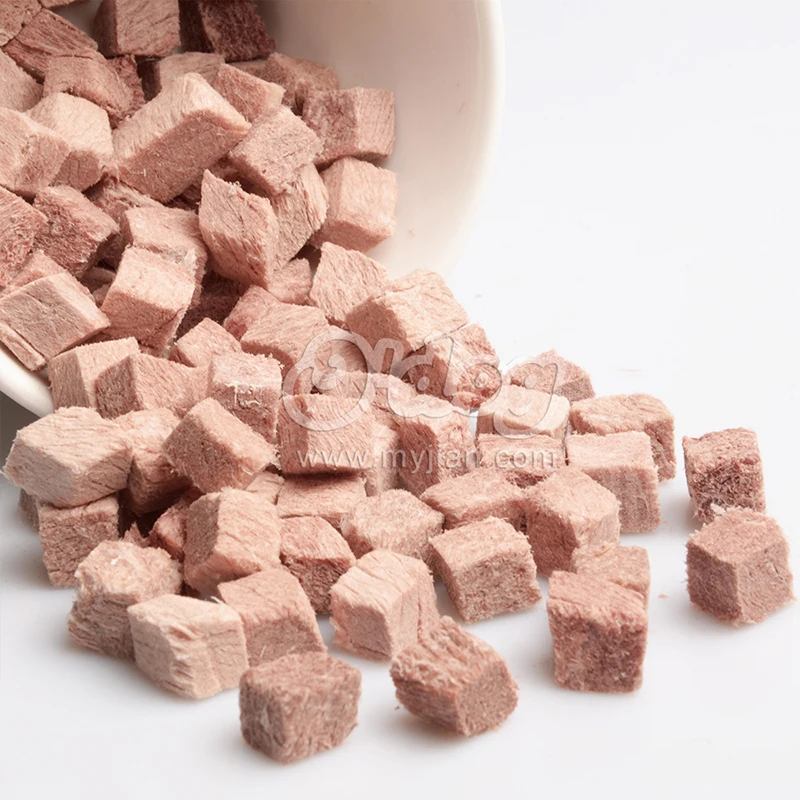 Freeze-dried dog snack Pet chicken duck beef pellet combination 100% fresh meat dog treats mixed food reward
