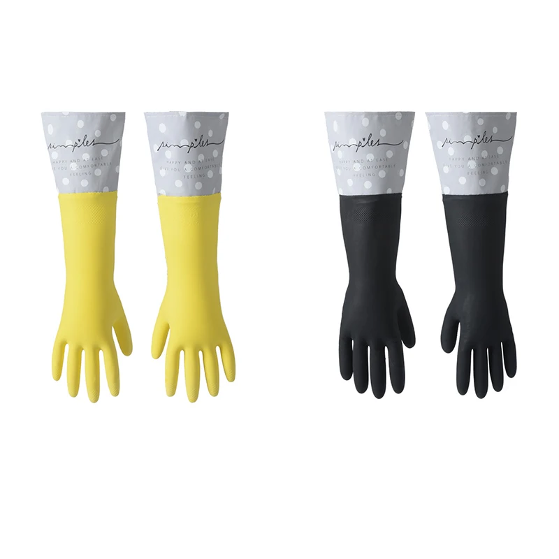Household rubber latex gloves for kitchen garden home cleaning