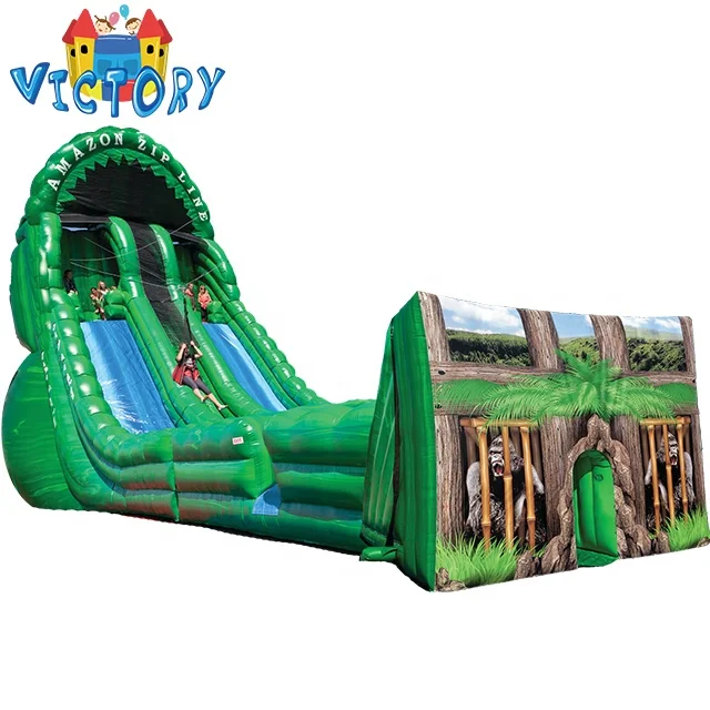 
Commercial inflatable sports Inflatable zip line /new games bounce inflatable zip lines for kids for playground 