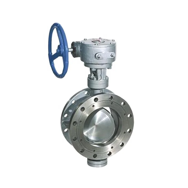 API  Factory High Quality Manual Gear Double Triple Eccentric Metal Seat Flange Butterfly Valve