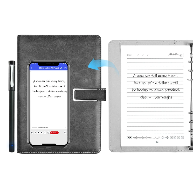 Factory Price Sync Notebook Digital Smart Pen Handwriting Digital Notebook Smart Notebook With App Software