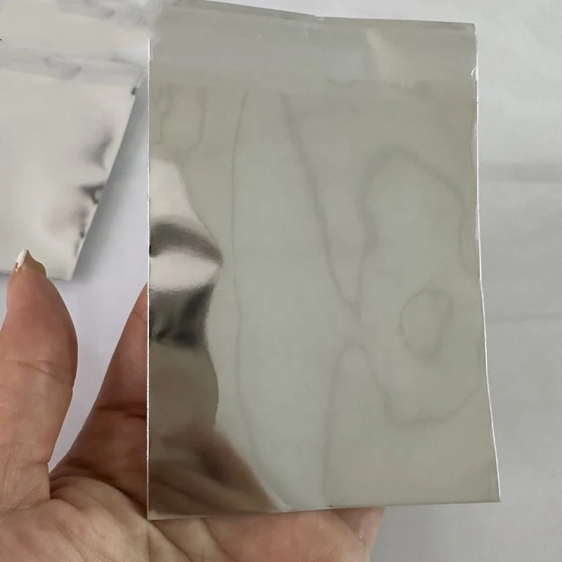 opaque aluminum silver foil Retail bag badge packaging double-sided self-adhesive game card Foil packaging