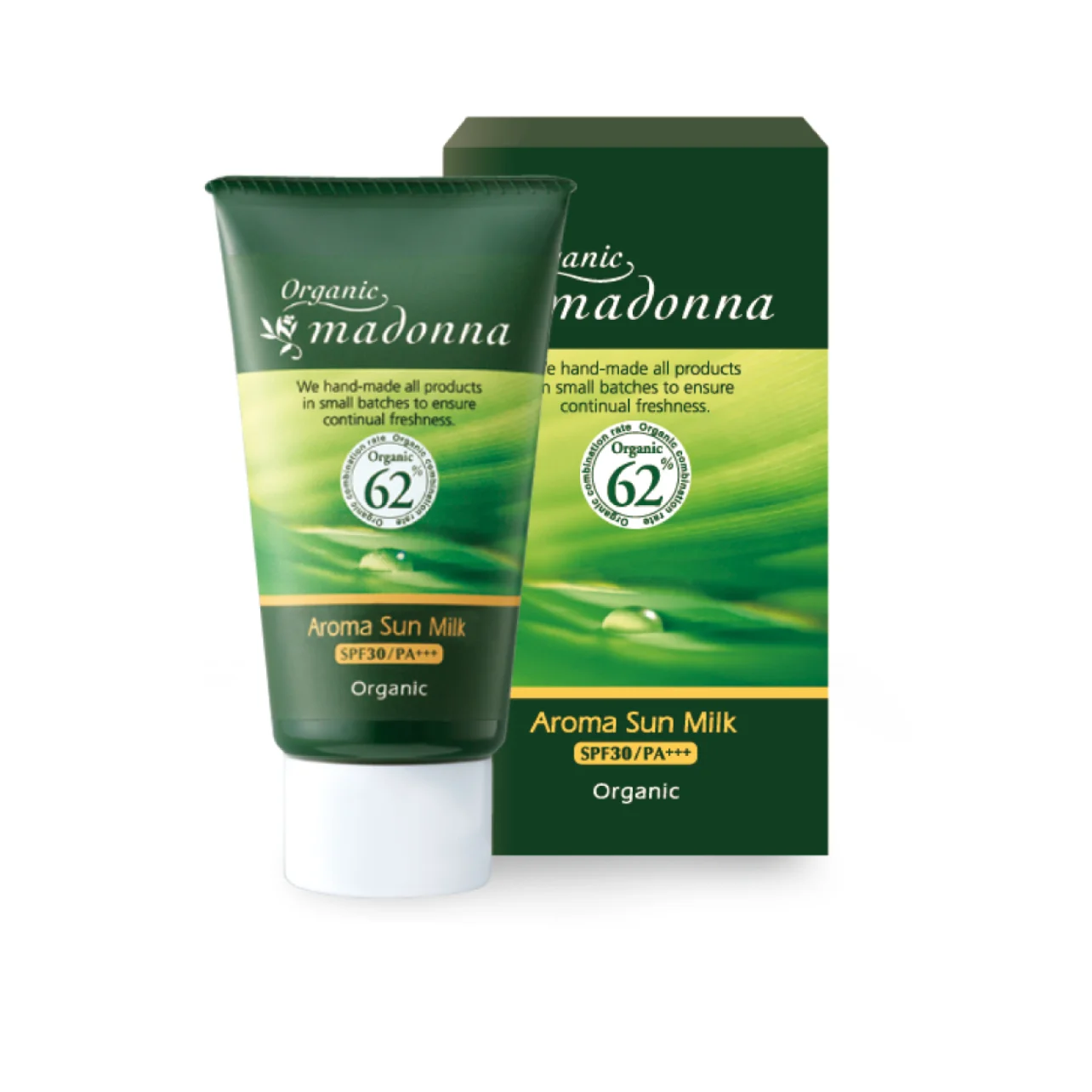 Baby Organic Aroma Sun Milk UV Gel Cream Gentle Moisturizing Daily Use Skin Care Makeup Base Spf30 Madonna Japan Cosmetics