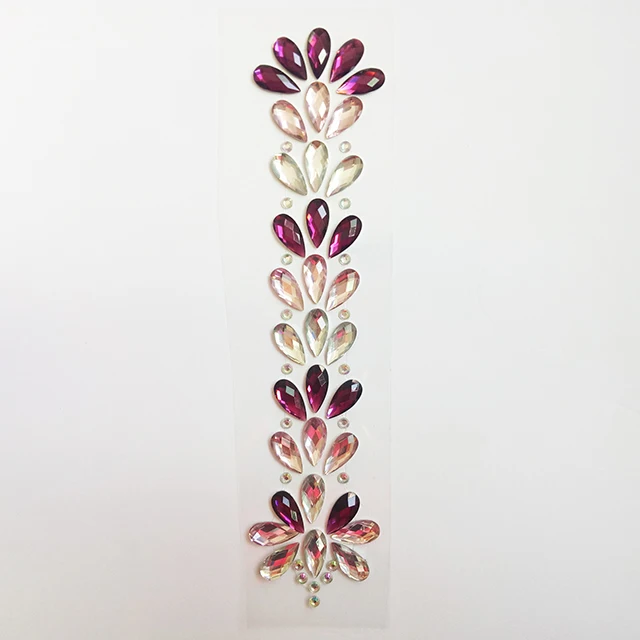 
self adhesive crystals mermaid rhinestone glitter tattoos eyes forehead body hair gems for girls festival party decoration 