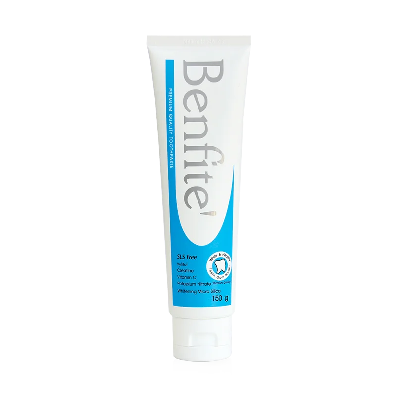 BENFITE It Is The Latest Innovation Of Toothpaste For Strong Teeth And Gum But Gentle For Your Mouth With Its SLS FREE Formula