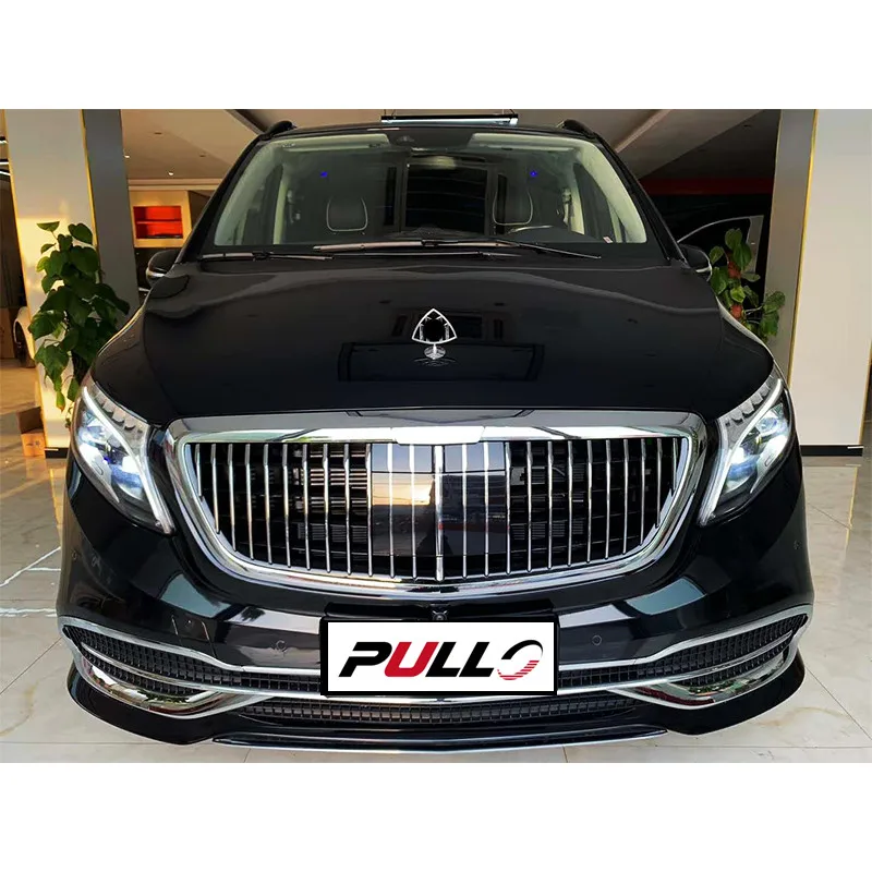 Hot selling car body kits for Mercedes Benz VITO V class V260 W447 upgrade to Maybach model with grille front and rear bumper
