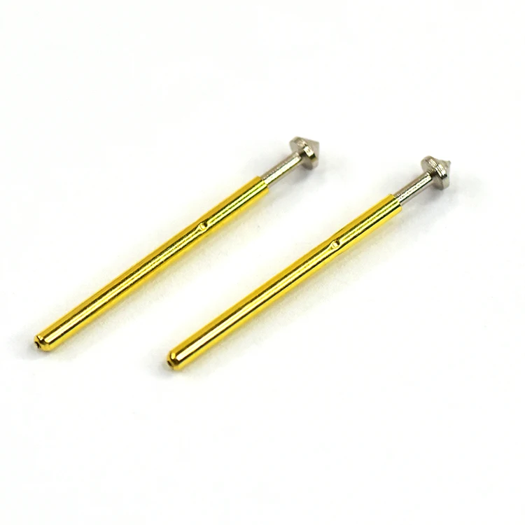 Индивидуальные латунные контакты Pogo, электрические Пружинные контактные датчики, испытательные разъемы тока