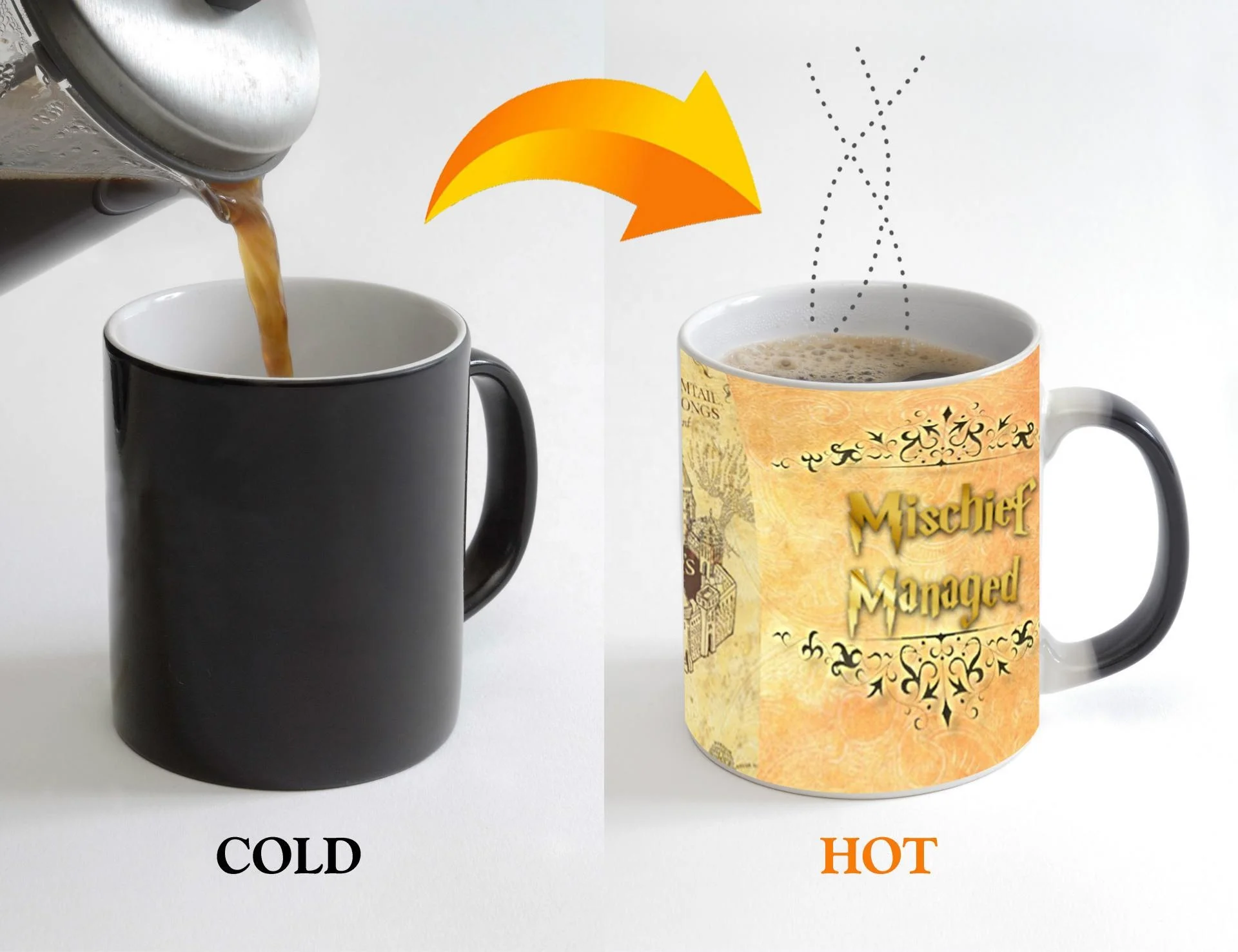 Thermochromic temperature activated pigment high temperature color change powder