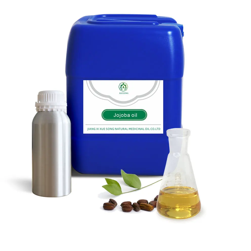 Factory Supply Jojoba Oil 100% Pure Natural Jojoba Oil Organic Carrier Oil For Hair Growth Oil 1kg/25kg/180kg Bulk