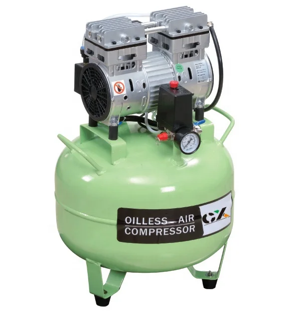 850w for 2 dental chairs  Oil Free Dental Air Compressor With CE silent oil free air compressor CX800