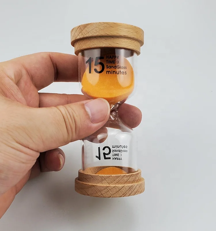 
wood cover sand timer 1 3 5 10 15 20 30 minutes for kids time management 