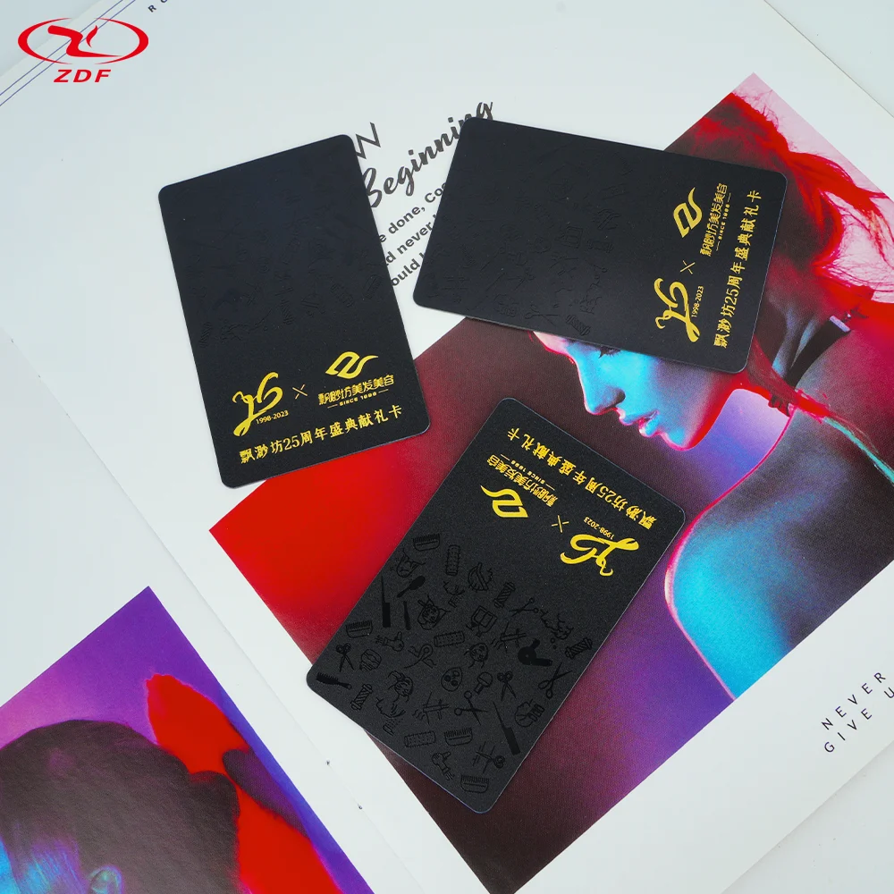 Customizable PVC Plastic RFID Membership Gift Card Offset Printing Hot Stamping for Consumers Made from Durable Paper Material