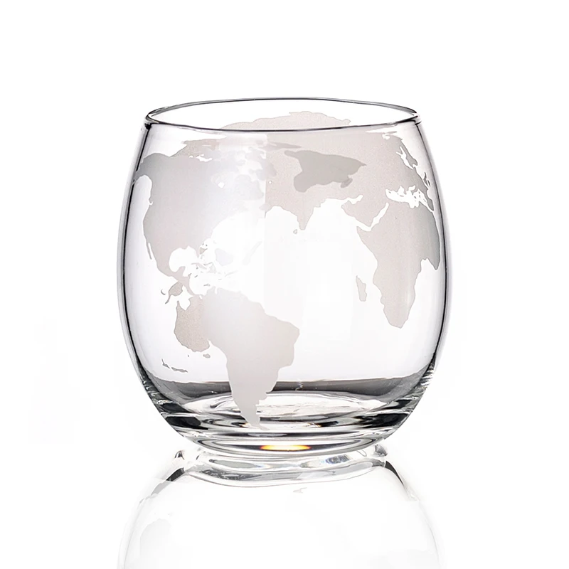 Large-capacity  whiskey glass Globe shape glass for alcoholic cocktails Bourbon Vodka wine glasses