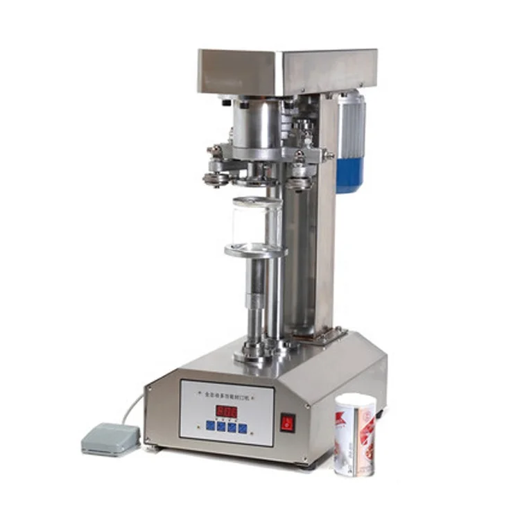 YTK-180 Fully Stainless Steel can sealing machine for soda beverage soft drinks