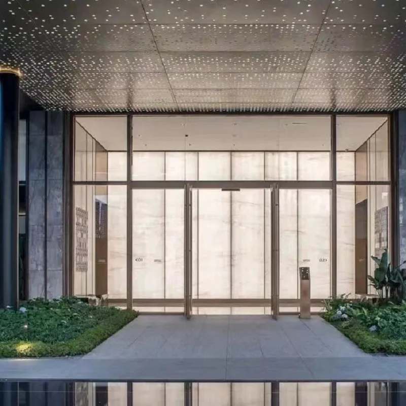 Zonron unitized Glass Facade energy saving Thermal break aluminum building exterior decorative Curtain wall glass curtain panel