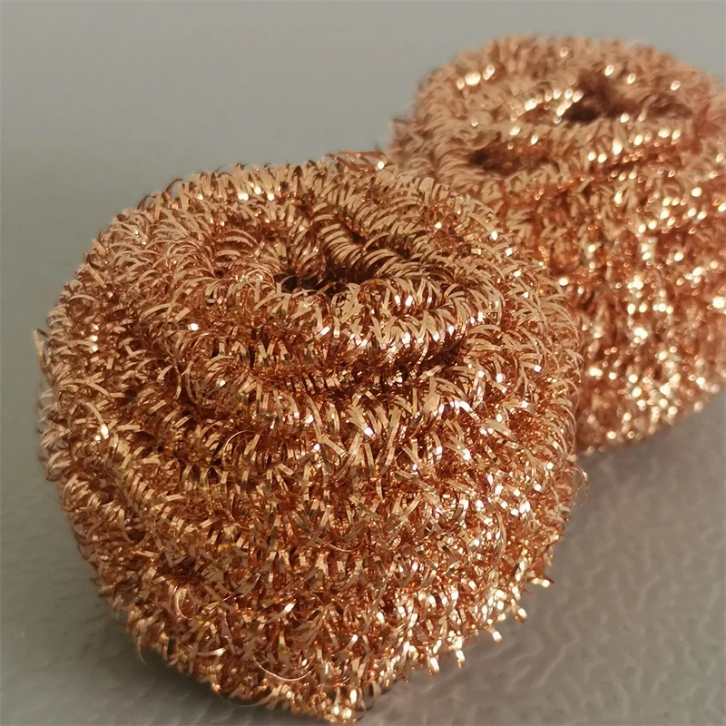 pure copper wire mesh scourer