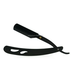 ZY Barber Straight Razor Stainless Steel Durable Barber Straight Edge Razor with Single Edge Razor for Men