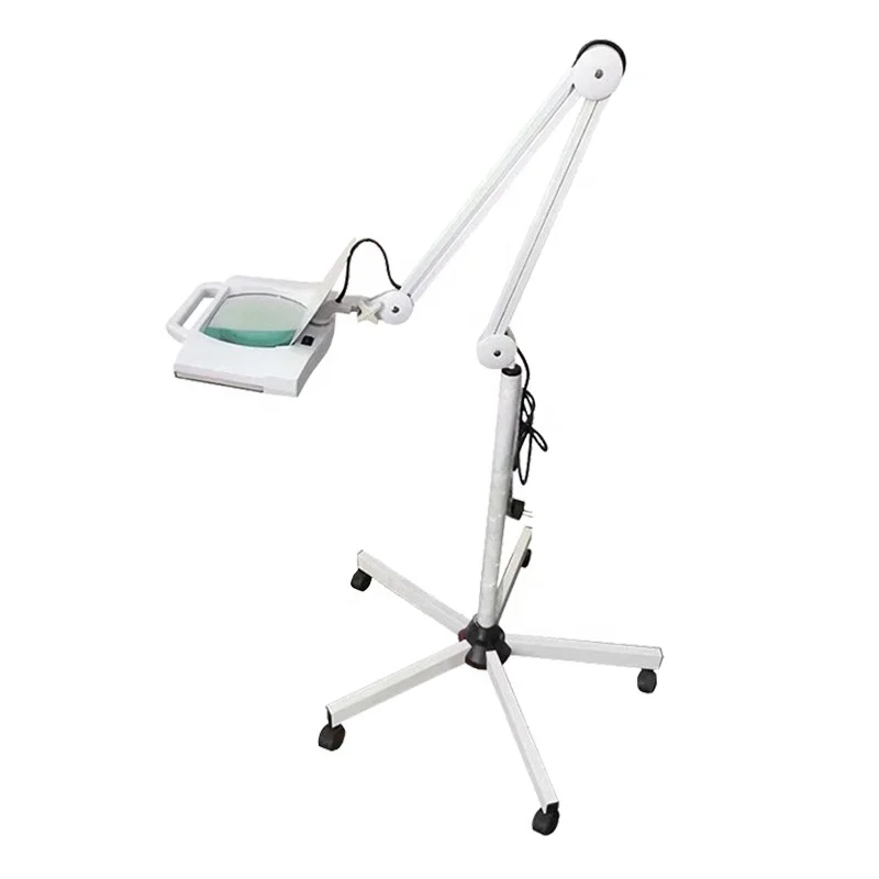 new facial manicure beautician magnifying lamp 8X, medical cold light magnifier glass beauty lamp for lash salon nail artists