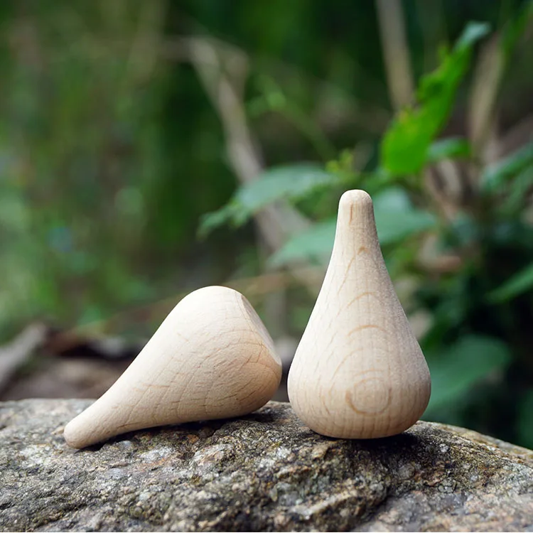 blank wood toy shool painting material beech wood coin/belly button/mushroom/egg/beehives/tree cone/droplet set