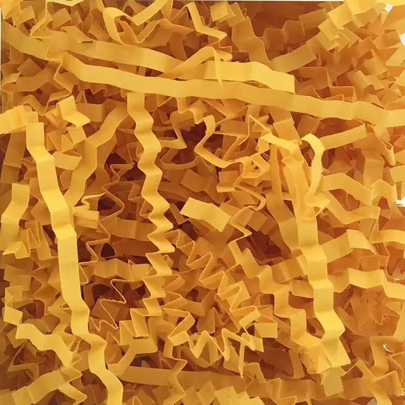 Eco-friendly Recycle Cutting Paper Shredded Filler Paper for Gift Box Filler Filling Color Raffia Paper For Home Decoration
