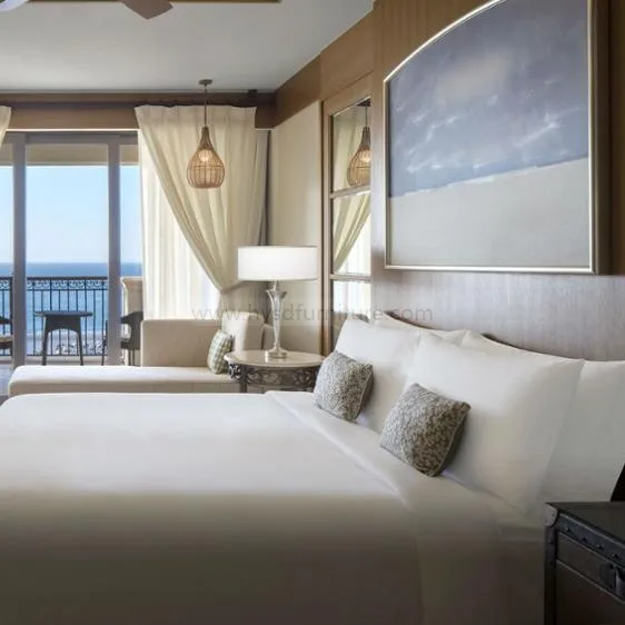 Profession Home Furniture Four Poster Canopy Bed Bedroom Hotel Furniture Solid Oak  Modern Design Antique Double King Queen Bed