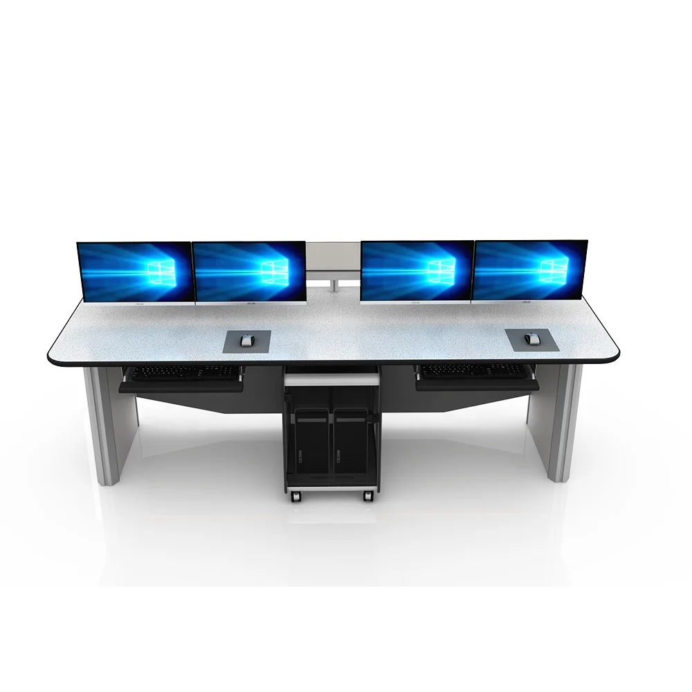 Высококачественный Рабочий стол для сетевых операций, офисный стол, регулируемый по высоте, стол для управления мебелью, центр управления