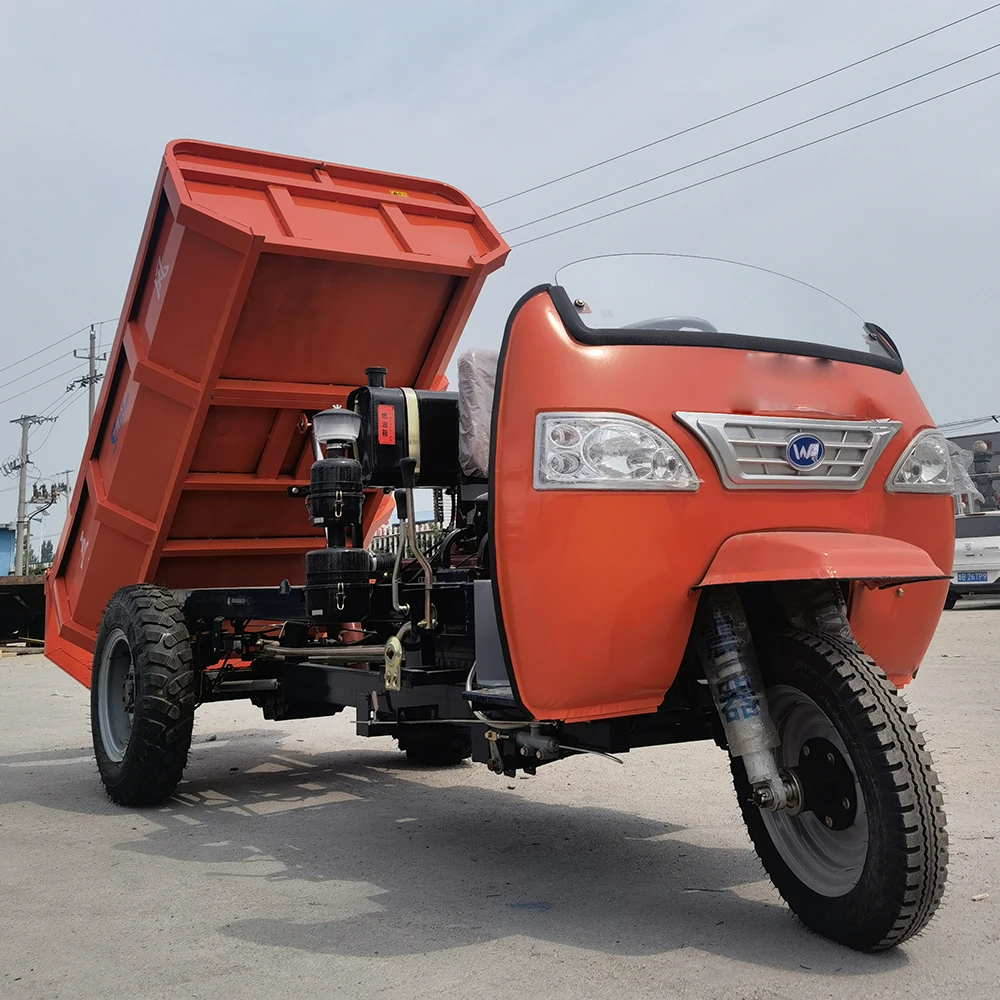 china 3 wheel motor tricycle fuel cargo tricycle water cooled farming diesel motorcycle cargo motorized tricycles with carriage