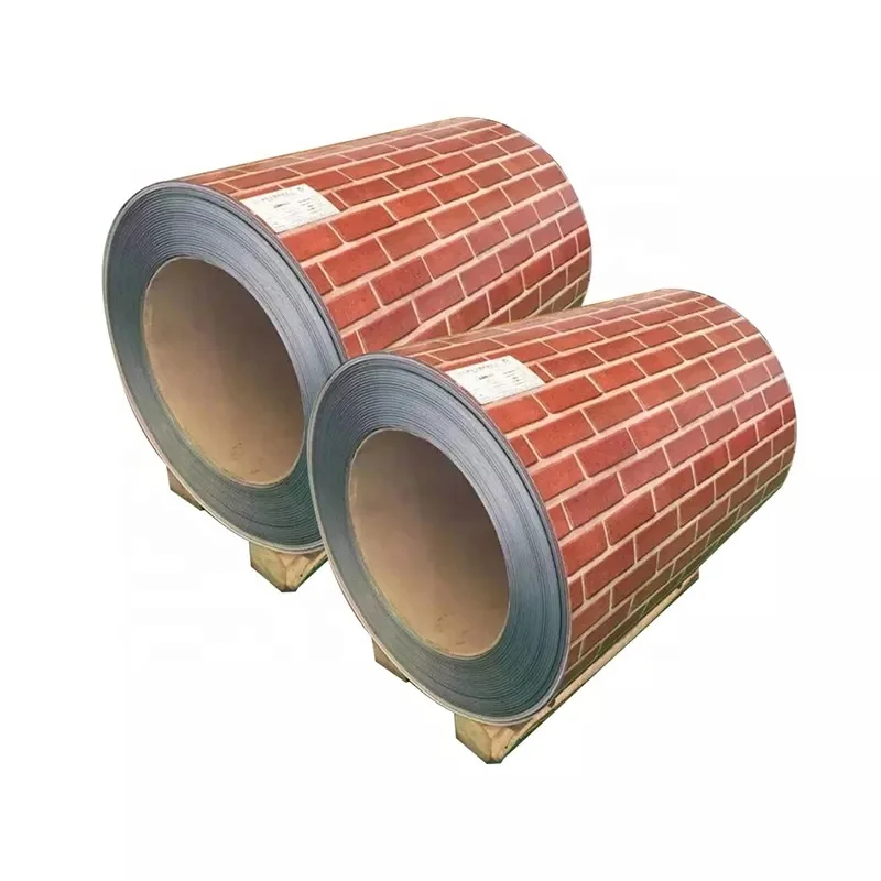 0.4mm 0.45mm Tct Ppgi White Printed Wood Grain Ral 6005 Wrinkle Color Coated Steel Coils Prefab House Materials