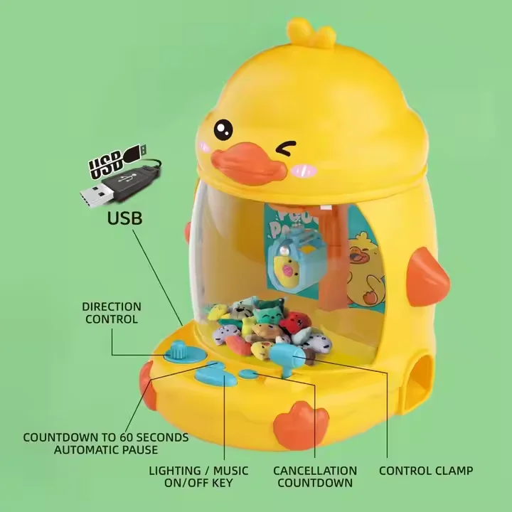 Детский коготь машина семейная игра мини кукла игрушка