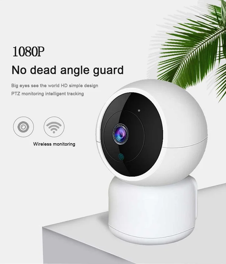  Regis 1080P Full HD CCTV IP купольная двухстороннее аудио ночного видения камера для домашней безопасности беспроводная