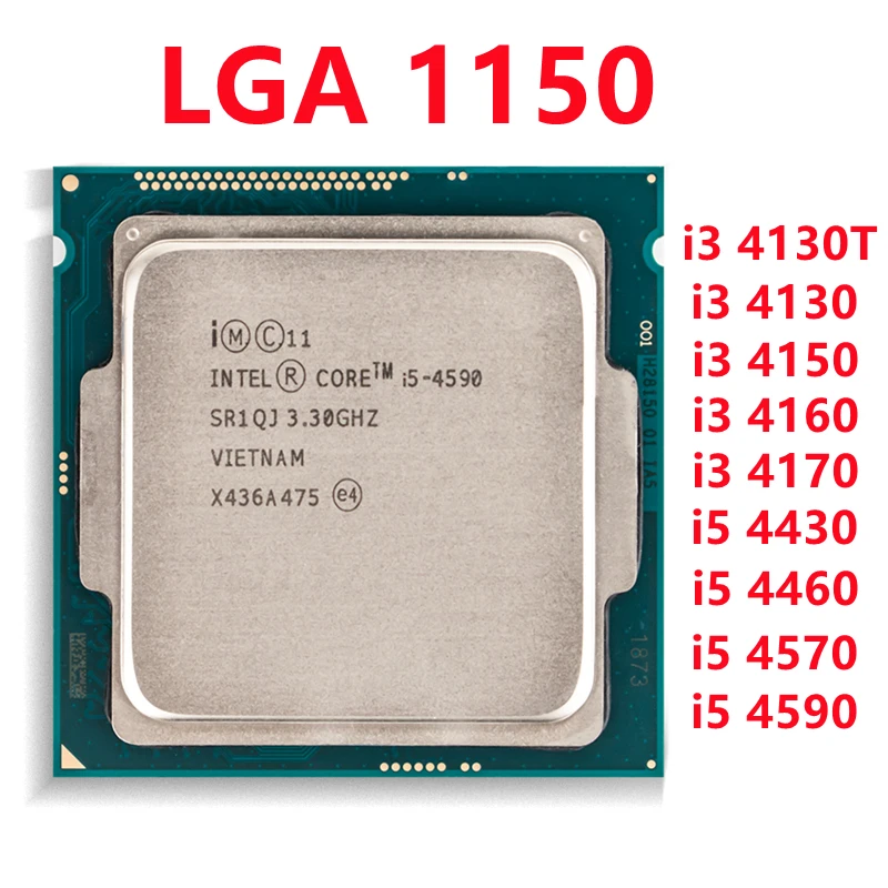 Оптом и продажи оригинальные б/у Intel Core i5 4590 3 ГГц 6 Мб 84 Вт LGA1150 четырехъядерный процессор