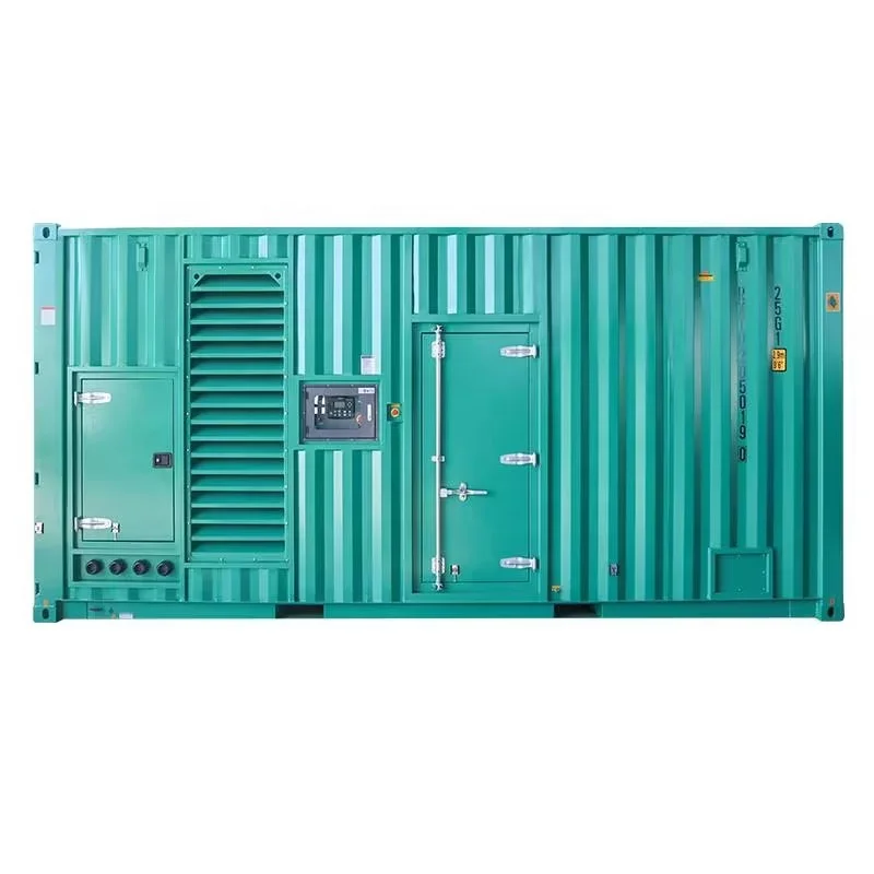 1100kw 1200kw 1600kva Containerized silent type diesel genset power with Cummins engine KTA50-G8