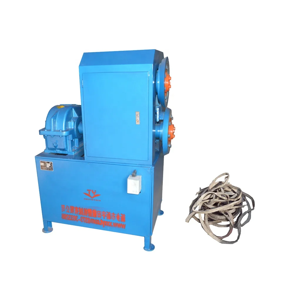 Rubber cutting tools waste tyre scraping machine to chips