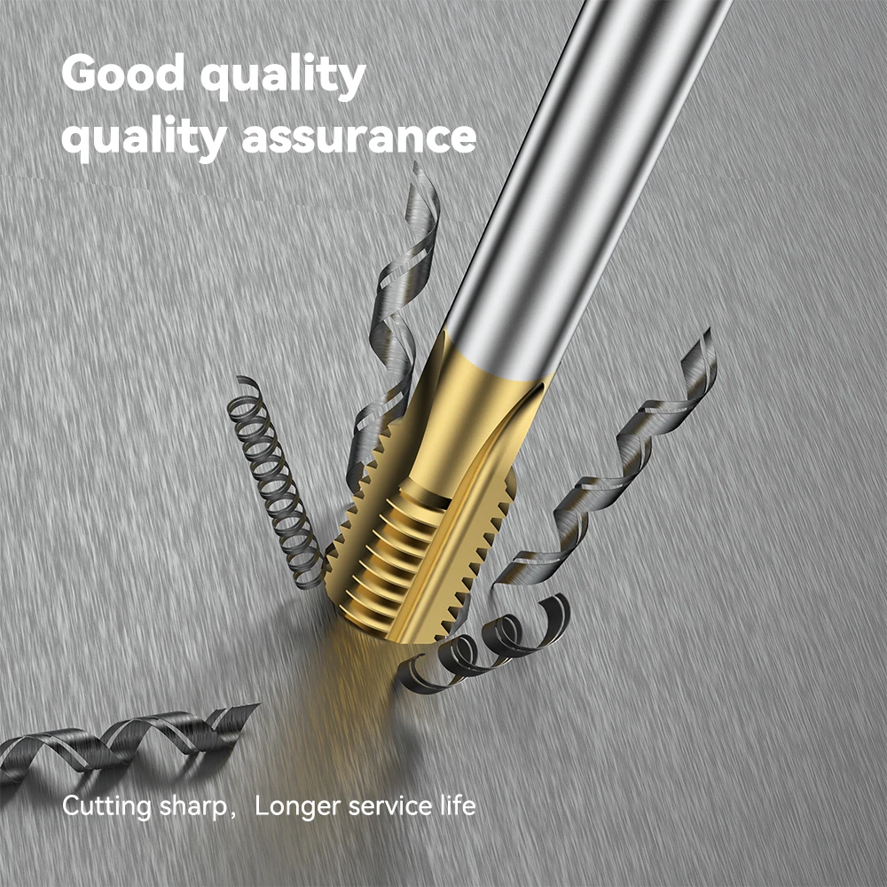 Machine-Tap-Industrial-Use Coated Straight Grooved Tap