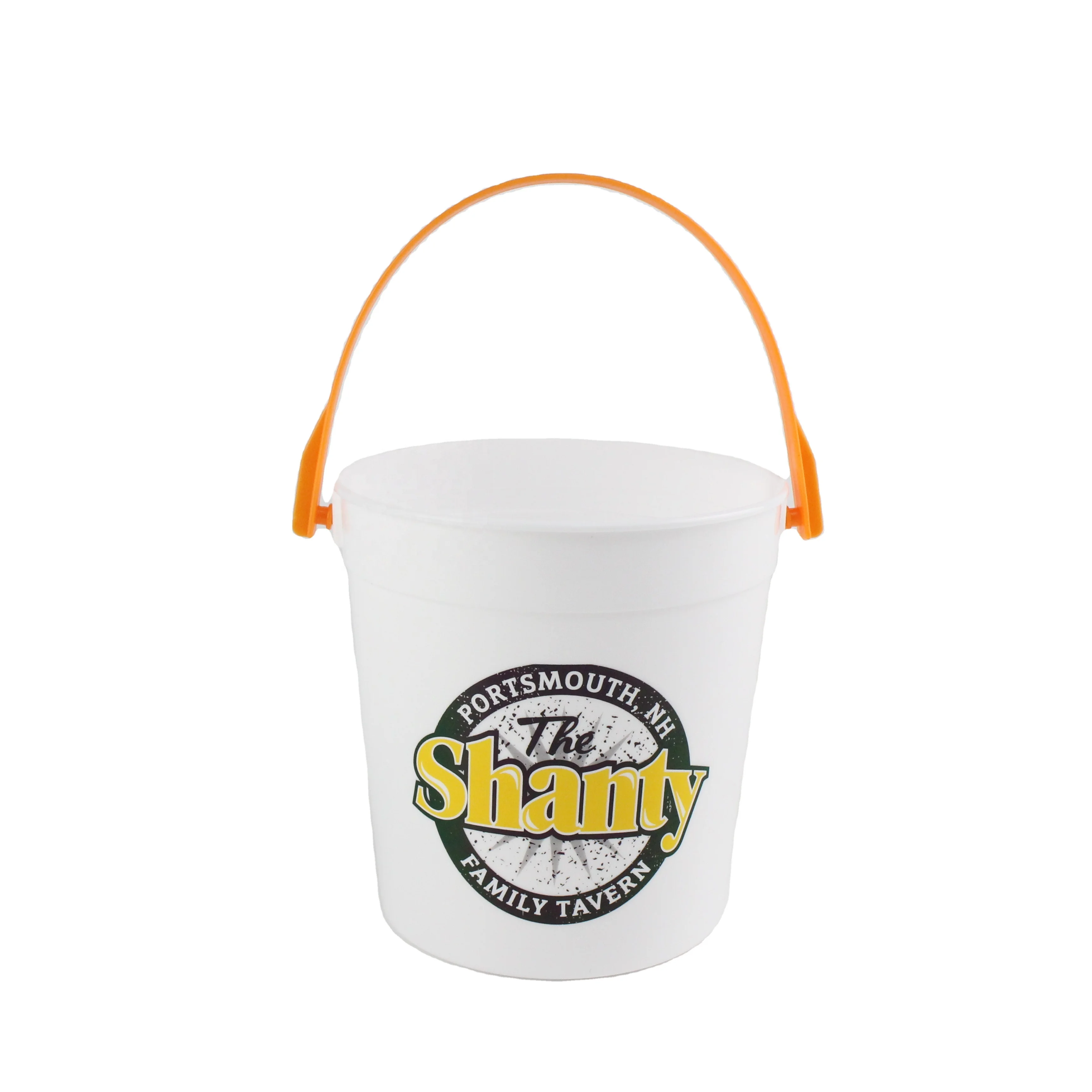32 OZ Plastic Punch Pail  with full color imprint
