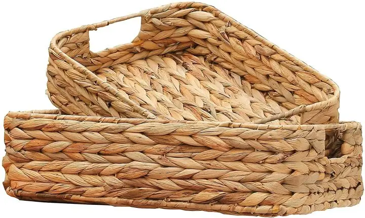 The Manufacturer Listing Storage Handle Baskets Amazon Above Kitchen Cabinets And Shelves wicker waste Basket