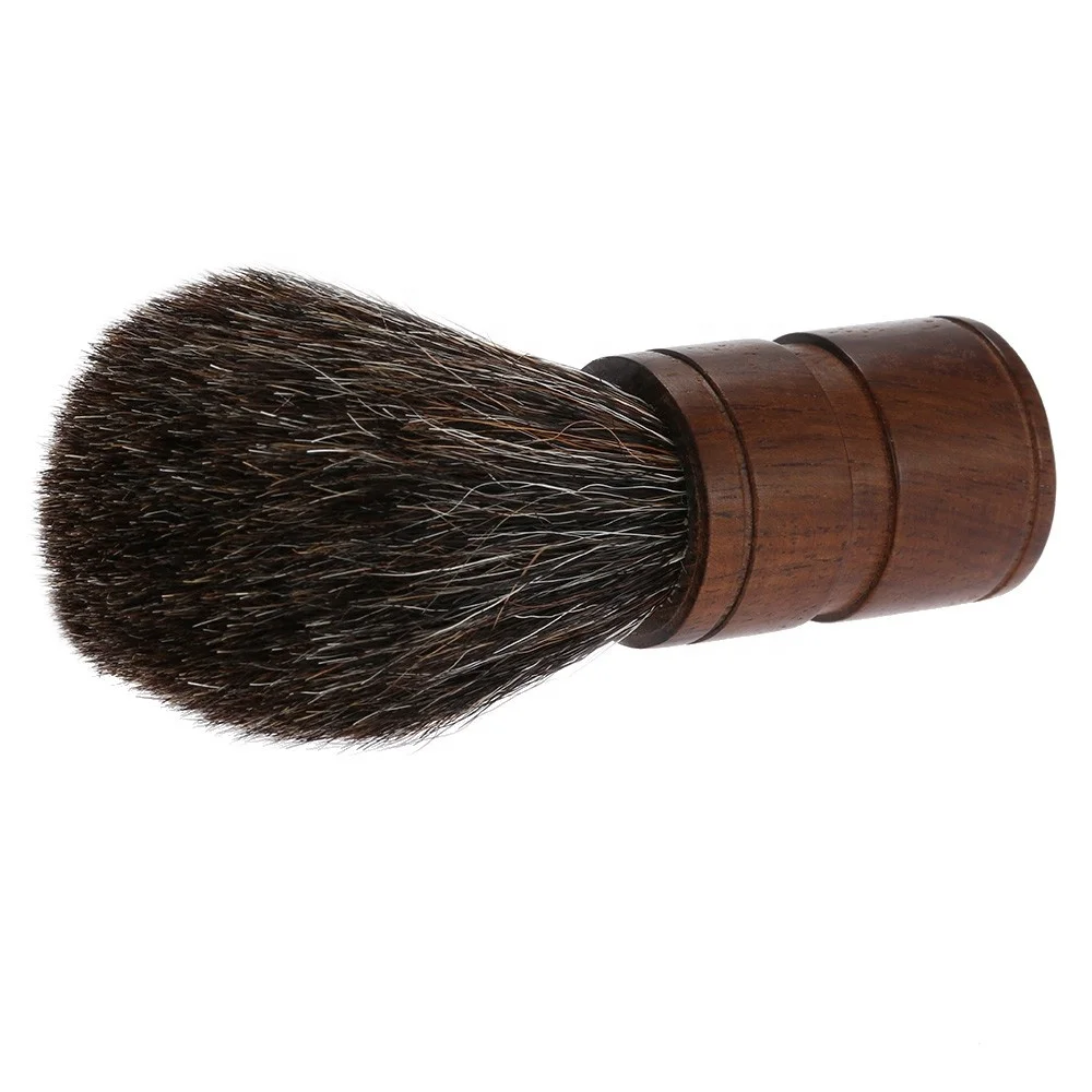 Horsehair Brush Wood Handle Shaving Brush Mini Order is Welcome